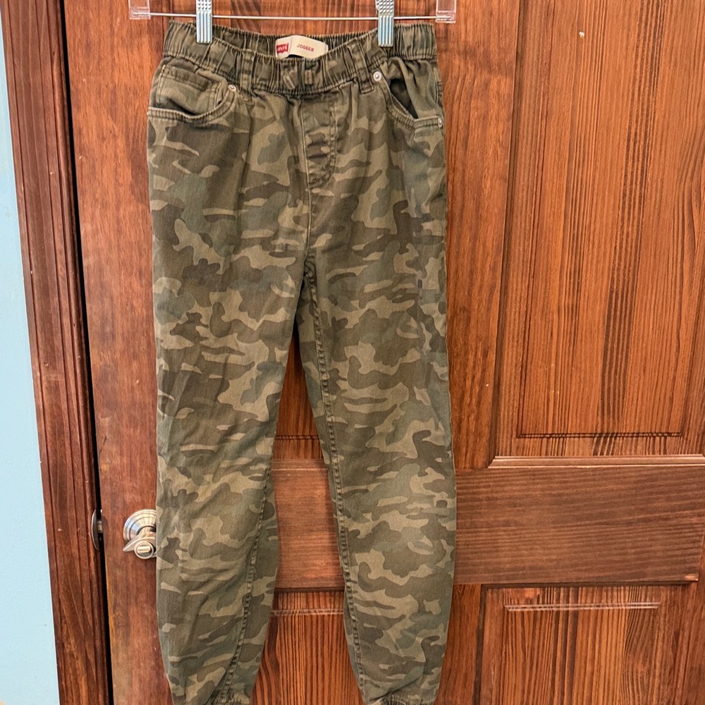 Levi's Kids Green Camo Jeans